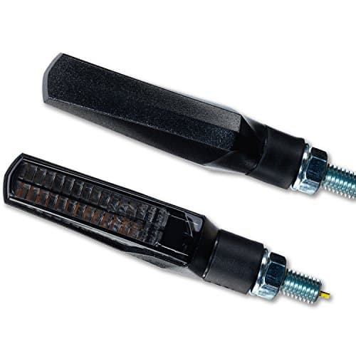 LED Mini Motorcycle Turn Lights Tail Light Brake Turn Signal Light Slat 3-in-1 (1 Pair)