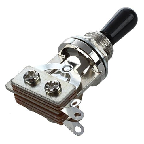 Guitar Pickup 3 way switch Guitar Pickup 3 way switch for Les Paul Electric Guitar - Silver w / Tips black