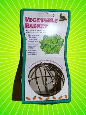Vegetable basket for rabbits guinea pigs and rats