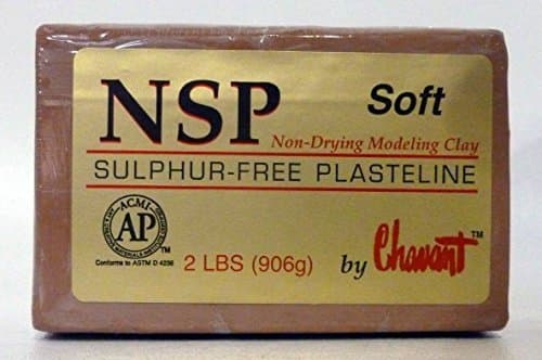 Chavant NSP SOFT - 2 Lbs. Professional Oil Based Sulfur Free Sculpting Clay by Chavant