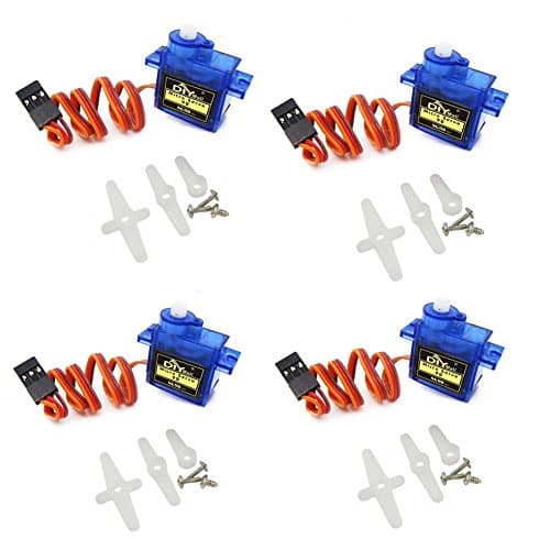 Airplane 9g SG90 Mini Servo with Accessories For 450 RC Helicopter Airplane Car Boat (Pack of 4PCS)