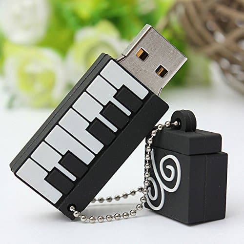 16GB USB Stick BESTRUNNER USB2.0 Flash Drive High Speed Memory Stick Piano Shape USB Drive Gift for Children