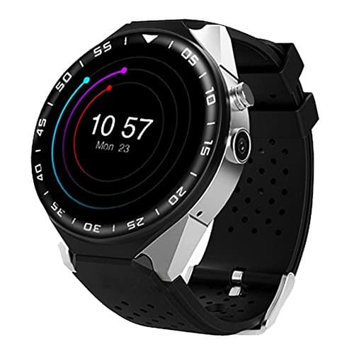 New S99C Smart Watch Android 5.1 GPS Locate Large Memory 1G + 16GB Support WiFi HD Camera Nano SIM Card for Android Wrist Watch Phone Support for iOS 8.0 and Android 4.4 , Silver1