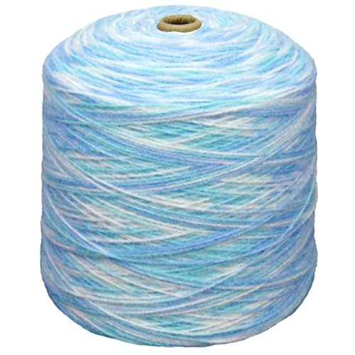 Marriner Random 4ply Cone 500g Blue and White