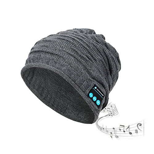 Bluetooth Headset Hat Victpower Wireless Bluetooth Music Beanie Hat with Stereo Speaker Headphones, Micro Phone, Hands free to receive calls & music control for all smartphone and smart devices