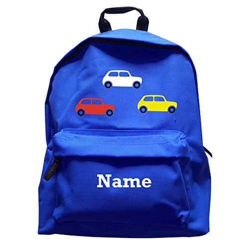 Children's Personalised Classic Mini Rucksack, Royal Blue