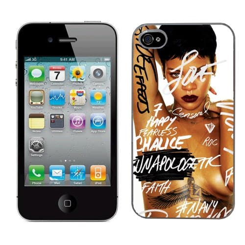 Rihanna iphone 4 & 4s cover hard protective case 7 for apple i phone