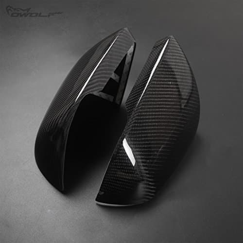 100% Real Carbon Fiber Mirror Cover Case