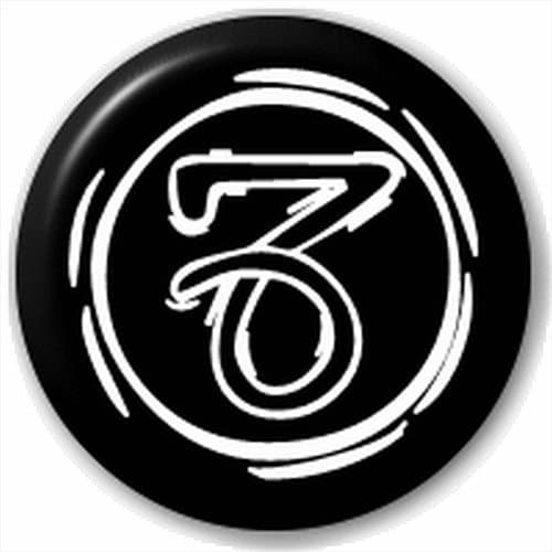 Lapel Pin Button Badge: Capricorn Round Symbol - Star Sign