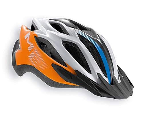 Met Crossover Helmet 2015, Orange/Cyan, Unisize 52-59cm