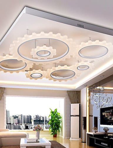 SUHANG Ceiling light Flush Mount Led / Bulb Included Modern/Contemporary Living Room / Bedroom Metal , 90-240V