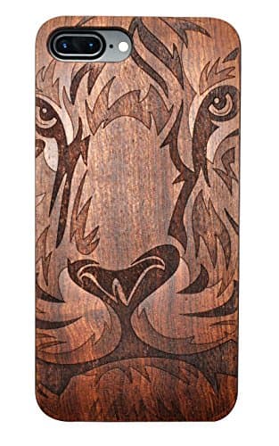 SunSmart iPhone 7 Plus wooden case skin cover for iPhone 7 Plus 5.5 inch - real natural wooden piece on PC -08