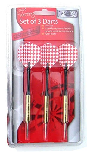1 x 3 Dart Set. 20 Grams. Professional Flights. Brass Barrels. Steel Tips. Nylon Shafts. Choose 1 or 2 Sets of Darts.