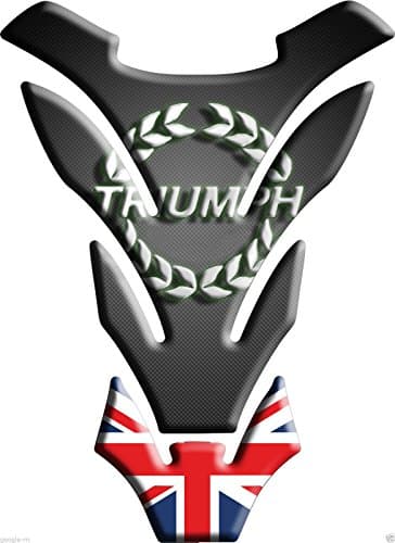 'Tankpad Motorcycle Pattern Tank Triumph Union Jack Detroit Polymer 3d