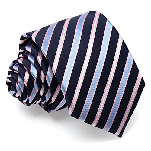 Zicac Men's Fashion Paisley Floral Patterned Handmade Polyester Regular Width Necktie with Cufflinks Pocket Square Handkerchief Tie Clip Stickpin Box Set for Wedding Party Formal Occasions