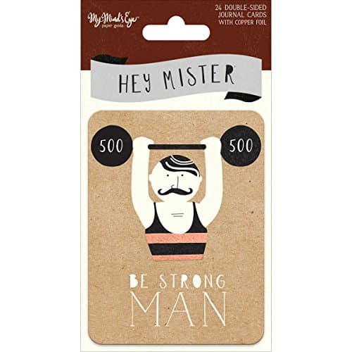 Hey Mister Double-Sided Journal Cards 24/Pkg-3"X4", W/Copper Foil