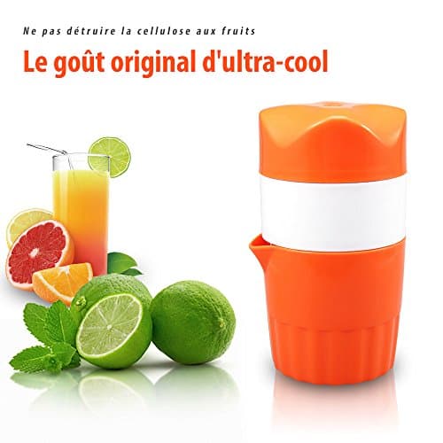 Portable Manual Juicer,Oummit Juice Extractor For Oranges And Lemon Mini Hand Juicer,Return To Origin and Enjoy the Pleasure of manual fruit press,Perfect for Kids.