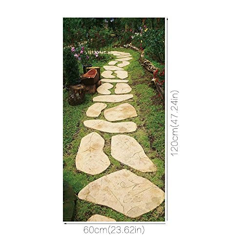 Jeoy Stone Road Removable 3D Floor Sticker (D)