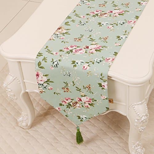 Pastoral table runner,tablecloth tea cloth,flag flag bed mat-T 33x300cm(13x118inch)