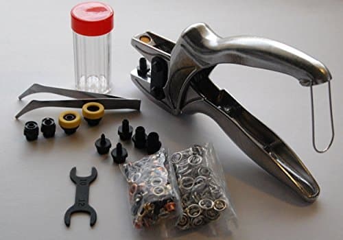 Leather Hole Punch Plier Tool - 3 in 1 Uses - Leather Hole Punch, Plastic Hole Punch, Eyelet Insertion for 5/16 inch diameter eyelets and Press Stud Button Pliers. Adjust Your Belt Size - Arts and Crafts - Quick, Easy! - Multi-sized Round Holes in 1, 2, 3, 4, 5 and 6 mm - Heavy Duty - Best High Quality Guarantee by Woodruff Industries by Woodruff Industries