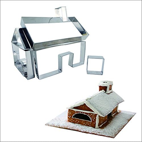 CS CREATIVE STARTU 3D Christmas Scenario Cookie Cutter Set (Christmas house)