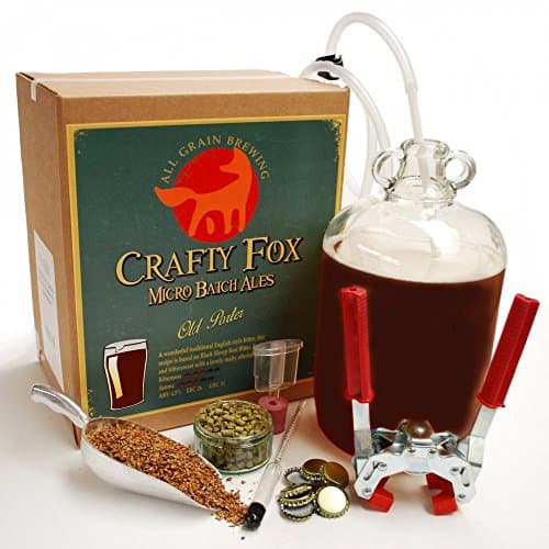 Crafty Fox 1 Gallon All Grain Starter Kit - Old Porter
