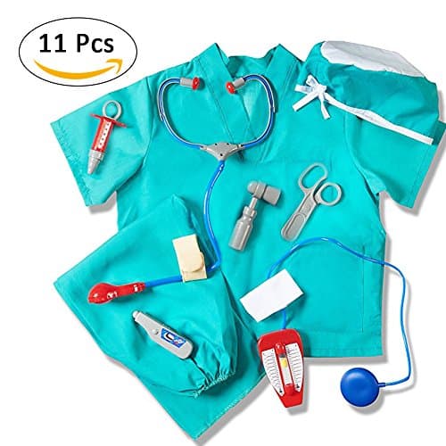 Red Boy Surgeon Costume for Kids