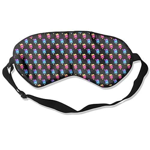 Sleep Eyes Masks Cute Ice Creams Pattern Sleeping Mask For Travelling, Night Noon Nap, Mediation Or Yoga