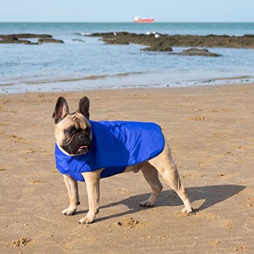 100% Waterproof Dog Raincoat with optional Harness Hole