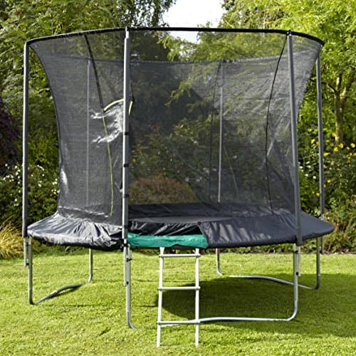 2015 Model - TP Genius 2 10ft Round Trampoline and Surroundsafe Enclosure with Igloo Door (TP312) now with FREE Ground Stakes (TP339)