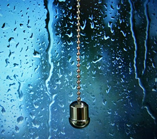 Cord Pull / SFTlite Curtain Pull Blind Cord Big Acorn - Light Pull Chain Extension With Ball Chain 85cm Bathroom Toilet Light / Blind Cord Pull Handle Brass Cord Weight Pull Chrome