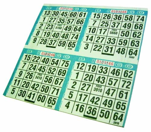 Crafty Dab Primo Bingo Sheets x 8-inch 12-500 Games