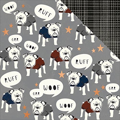 Hey Mister Foiled Double-Sided Cardstock 12"X12"-Sharp Dressed W/Copper