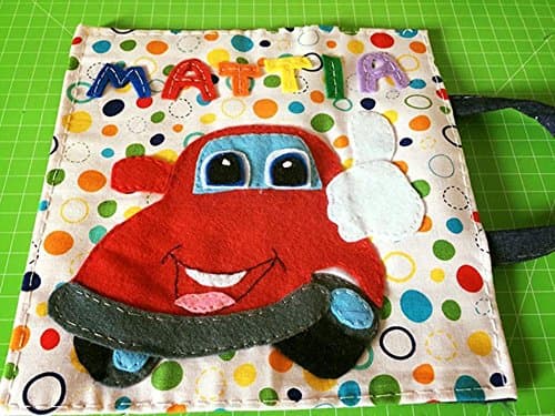 quiet book, sensory book, activity book. busy book