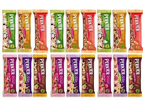 Perkier Nutritious Energy Snack Bars Mixed Case 18 x 35g Bars