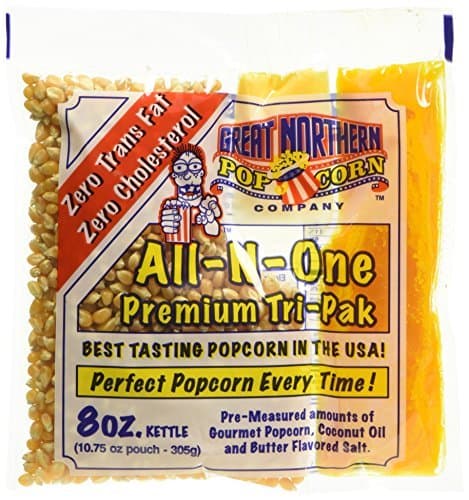 Great Northern Popcorn 8 oz. Popcorn Portion Packs - Case of 24 by Great Northern Popcorn Company