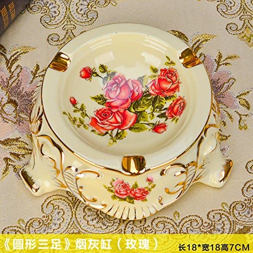 Fruit Fruit Dish Towel Box Ceramic Ashtray,18*7Cm,P