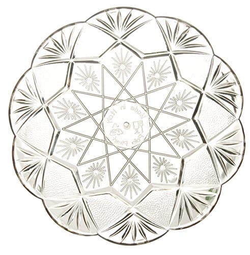 Mashers Stella 30cm Round Disposable Plastic Dessert/Cake Plates – Pack of (72)