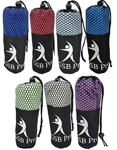 Microfibre Towel – Quick Dry Towel - Compact and Lightweight - Antibacterial – Great for Athletics, Beach, Bath, Backpacking, Camping, Swimming, Fitness, Gym, Hiking, Military, Outdoors, Pilates, Yoga and Travel Towel – Comes in breathable mesh bag (Baby Blue, 90cm x 180cm)