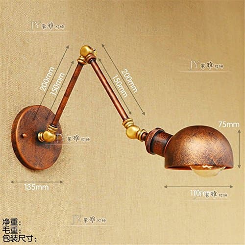 ShengYe Modern Vintage Sconce Wall Light Wall Lamp Retro retractable folding double sconces home bedroom hotel bookstore aisle hotel clubhouse decorative wall lamp