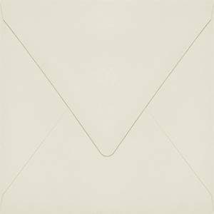 Crest Natural White 6 x 6 Euro Flap Square Envelope - 50 Envelopes