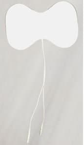 4.00" x 6.00" Dual Pin Butterfly Back Dual Electrode - Cloth or Foam depending on inventory. Both Premium Grade