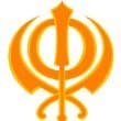 Khanda - Sikhs Art Sticker 4x5