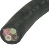 64050 6/4 SOOW- 50 ft Non-UL 600V 90C Heavy Duty Portable Power Cable/Wire/Cord for Indoor, Outdoor use, Black 6 Gauge 4 Conductor