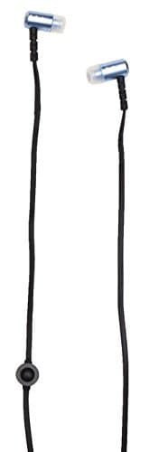 EarBombz EB Pro Series Professional Studio Quality In-Ear Monitors with Multifunction Microphone, Light Blue