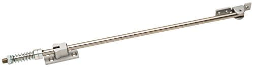 Glynn-Johnson 704S SP28 Series Heavy Duty Stop-Only Surface Overhead Door Stop, Powder Coat Aluminum Finish, 33.06" to 39" Door Opening