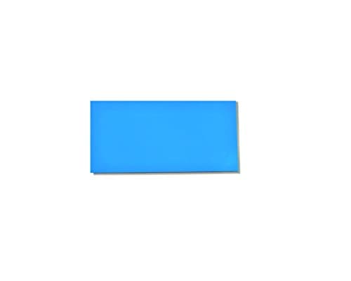 25 Dry Erase Magnet Shelf Labels 1" x 3" - Blue - 20 mil