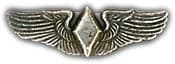 US Air Force Mini Wasp Wings Lapel Pin