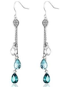 Earrings with Swarovski® elements by Neoglory Jewellery