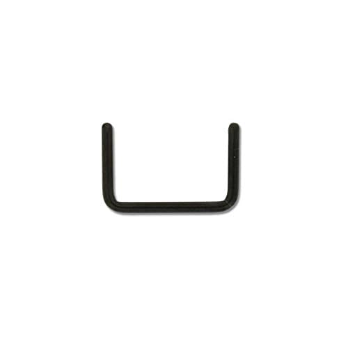 Anodized Black Steel Septum Retainer 16GA (1,2mm)
